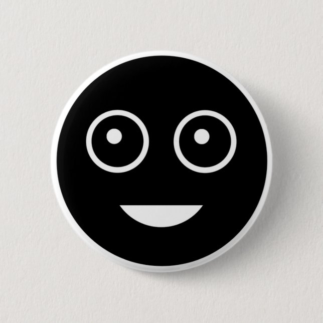 Badge Rond 5 Cm Bouton de BL/ind (Devant)