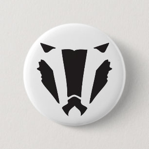 Badge Rond 5 Cm Bouton de blaireaux