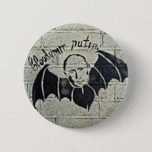Badge Rond 5 Cm Bouton de Bloodymir Poutine