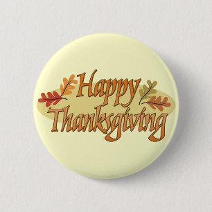 Badge Rond 5 Cm Bouton de bon thanksgiving