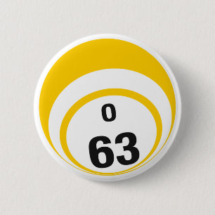 Badge Rond 5 Cm Bouton de boule du bingo-test O63