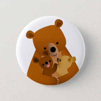 Badge Rond 5 Cm Bouton de bouton Mama Bear
