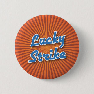 Badge Rond 5 Cm Bouton de bowling : Grève chanceuse