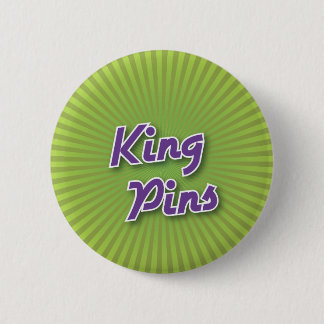 Badge Rond 5 Cm Bouton de bowling : Le Roi goupilles