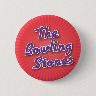 Badge Rond 5 Cm Bouton de bowling : Les pierres de bowling
