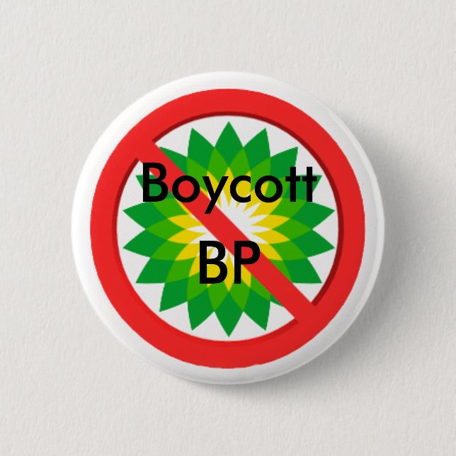 Badge Rond 5 Cm Bouton de boycott (Devant)