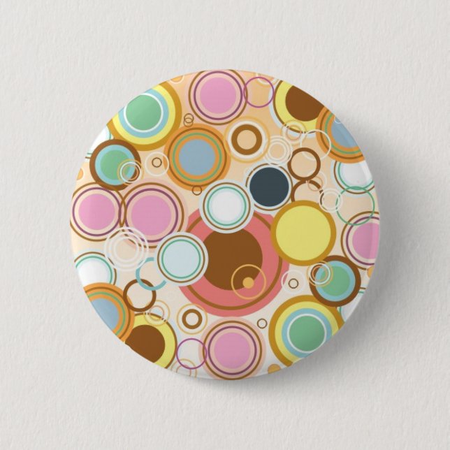 Badge Rond 5 Cm Bouton de bubble-gum (Devant)
