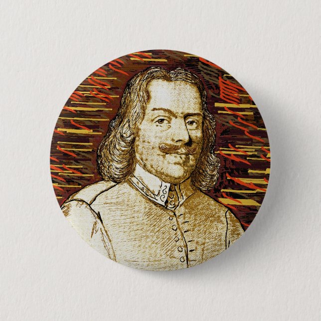 Badge Rond 5 Cm Bouton de Bunyan de John (Devant)