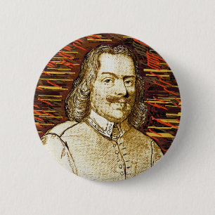 Badge Rond 5 Cm Bouton de Bunyan de John