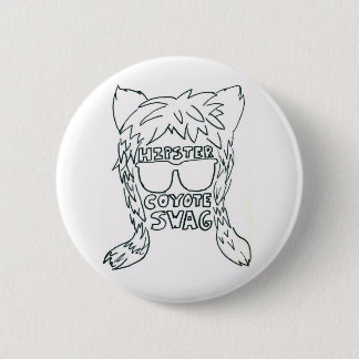 Badge Rond 5 Cm Bouton de butin de coyote