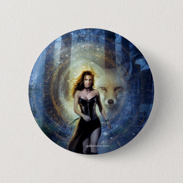 Badge Rond 5 Cm Bouton de Camille (Devant)