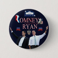 Bouton de campagne de Romney-Ryan 2012