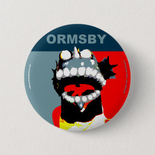 Badge Rond 5 Cm Bouton de campagne d'Ormsby