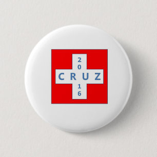 Badge Rond 5 Cm Bouton de campagne présidentielle de Ted Cruz 201