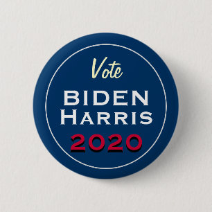 Badge Rond 5 Cm Bouton de campagne Rétro Vote BIDEN HARRIS 2020