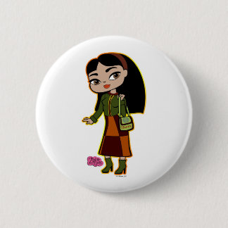 Badge Rond 5 Cm Bouton de Cancer