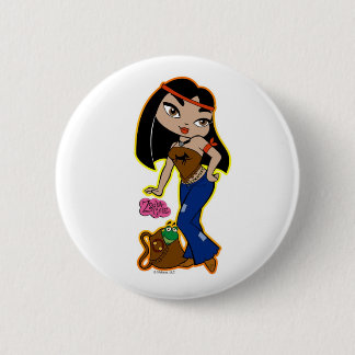 Badge Rond 5 Cm Bouton de Cancer