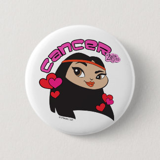 Badge Rond 5 Cm Bouton de Cancer