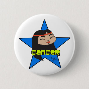 Badge Rond 5 Cm Bouton de Cancer