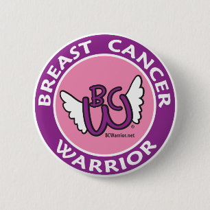 Badge Rond 5 Cm Bouton de cancer du sein
