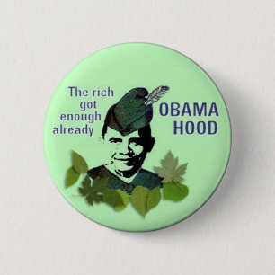 Badge Rond 5 Cm Bouton de capot d'Obama