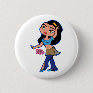 Badge Rond 5 Cm Bouton de Capricorne