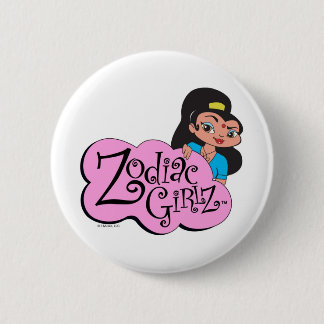 Badge Rond 5 Cm Bouton de Capricorne