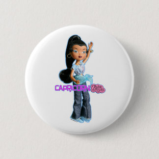 Badge Rond 5 Cm Bouton de Capricorne