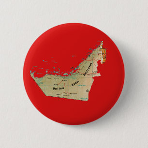 Badge Rond 5 Cm Bouton de carte des EAU