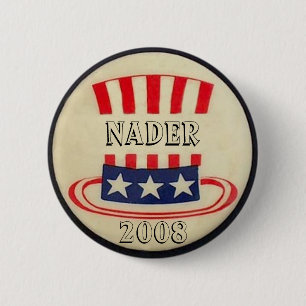 Badge Rond 5 Cm Bouton de casquette supérieur d'Oncle Sam de Nader