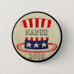 Badge Rond 5 Cm Bouton de casquette supérieur d'Oncle Sam de Nader