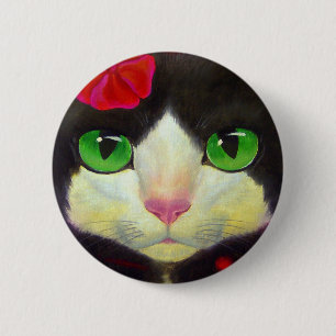 BADGE ROND 5 CM BOUTON DE CAT DE SMOKING