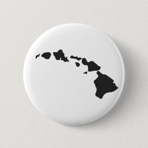 Badge Rond 5 Cm Bouton de chaîne d'île hawaïenne