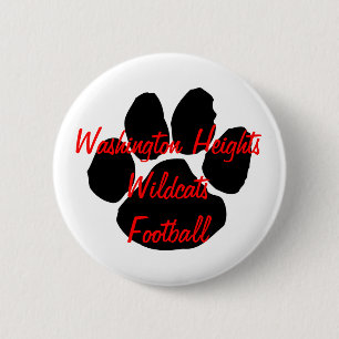 BADGE ROND 5 CM BOUTON DE CHATS SAUVAGES