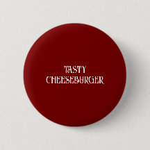 Bouton de cheeseburger savoureux