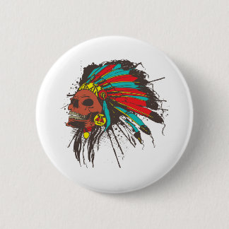 Badge Rond 5 Cm Bouton de chef de guerre