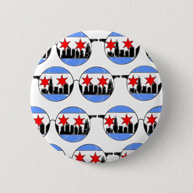 Badge Rond 5 Cm bouton de chicaGOggles (Devant)
