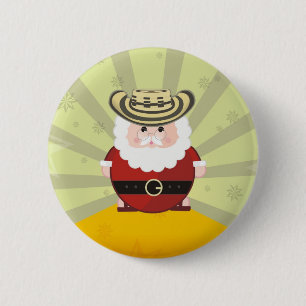Badge Rond 5 Cm bouton de chirstmas