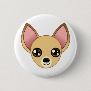 Badge Rond 5 Cm Bouton de chiwawa