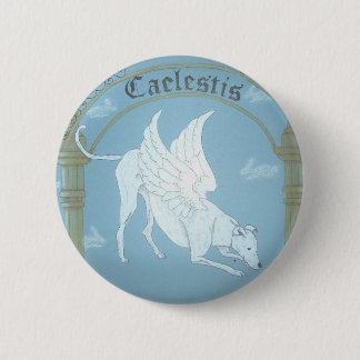 Badge Rond 5 Cm Bouton de ciel de Caelestis "chien"