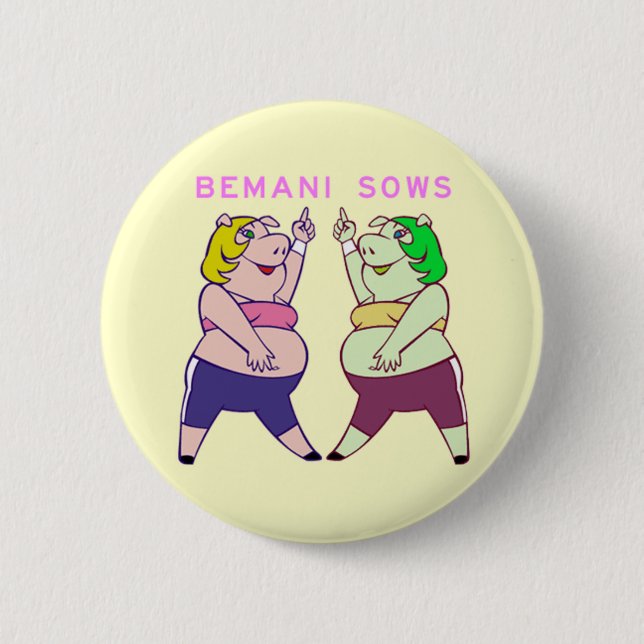 Badge Rond 5 Cm Bouton de Cindy (Devant)