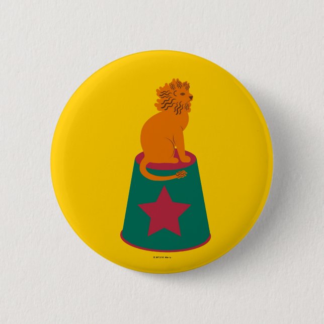 Badge Rond 5 Cm Bouton de cirque (Devant)