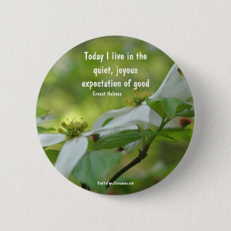 Badge Rond 5 Cm Bouton de citation de qualité de fleur de