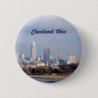 Badge Rond 5 Cm Bouton de Cleveland (Edgewater)