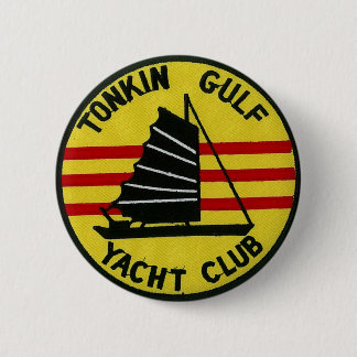 Badge Rond 5 Cm Bouton de club de yacht de Golfe de Tonkin