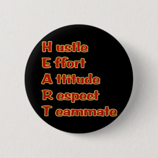 Badge Rond 5 Cm Bouton de coeur