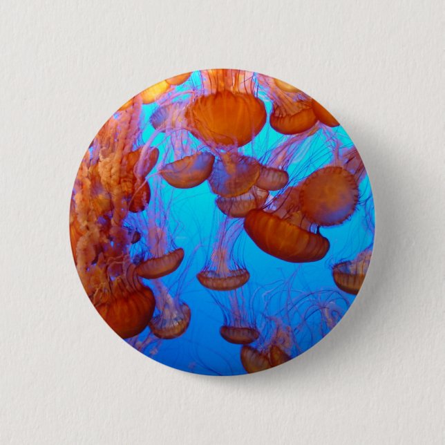 Badge Rond 5 Cm Bouton de collision de gelées (Devant)