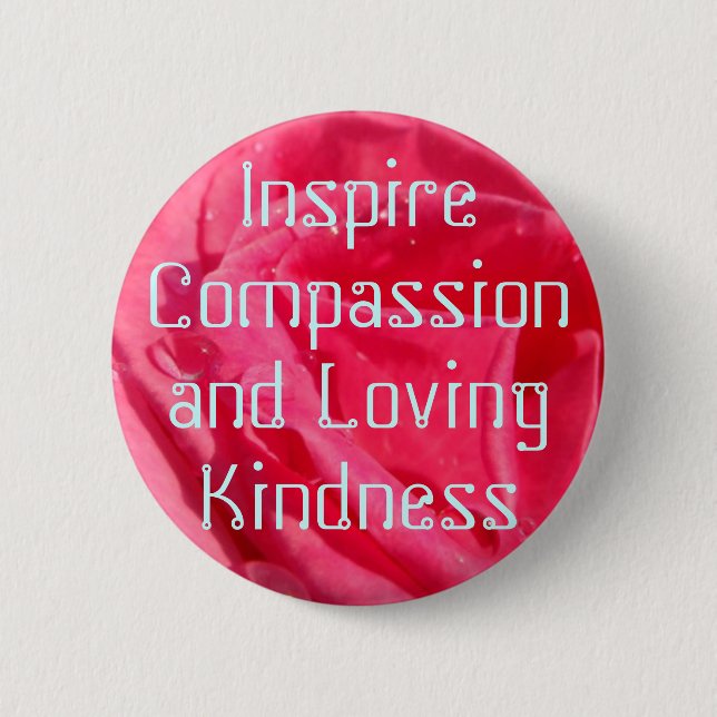 Badge Rond 5 Cm Bouton de compassion (Devant)