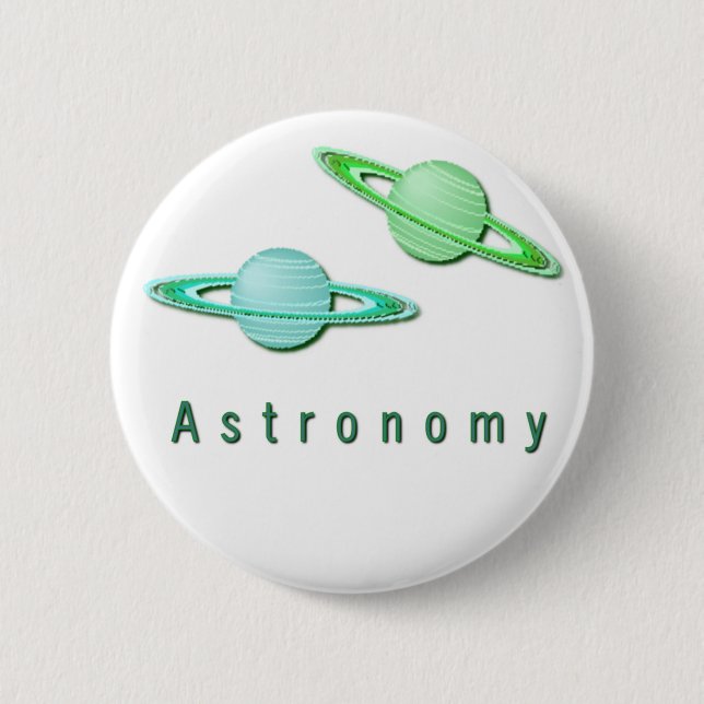 Badge Rond 5 Cm Bouton de conception d'astronomie (Devant)