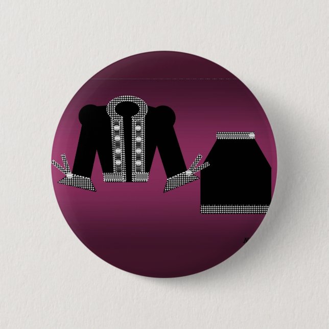 Badge Rond 5 Cm Bouton de conception de suite (Devant)